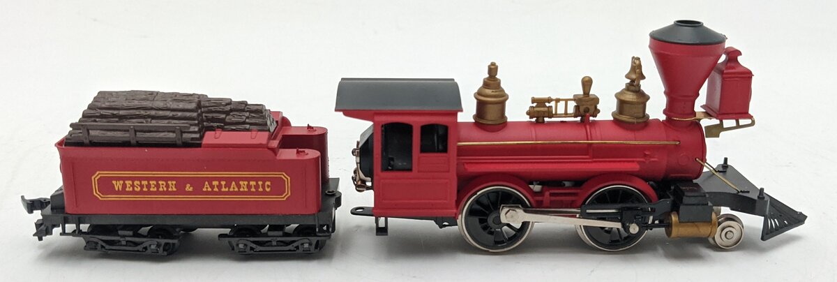 AHM 5272 HO Scale Western & Atlantic 2-4-0 Bowker Steam Locomotive w/ Tender LN/Box