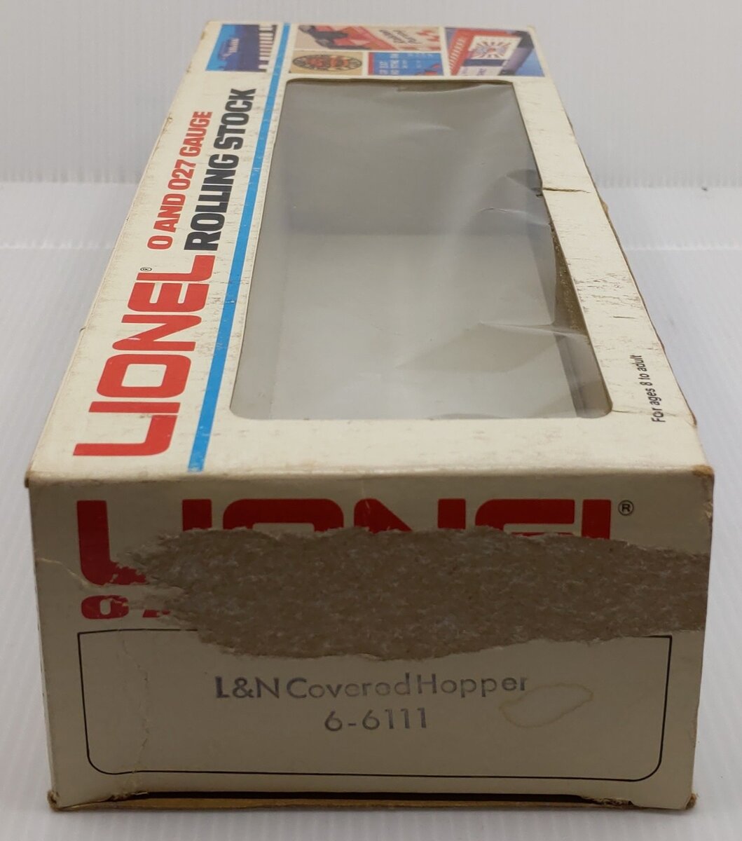 Lionel 6-6111 O Gauge Louisville & Nashville Gray Covered Hopper EX/Box
