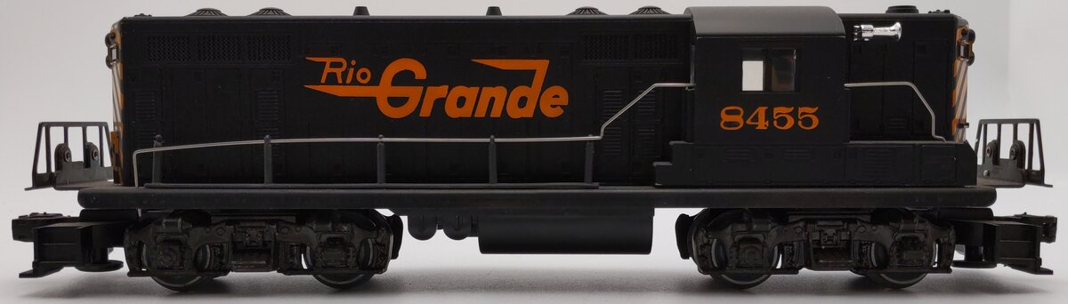 Lionel 6-8455 O Gauge Rio Grande GP-7 Dummy Diesel Locomotive #8455 VG/Box