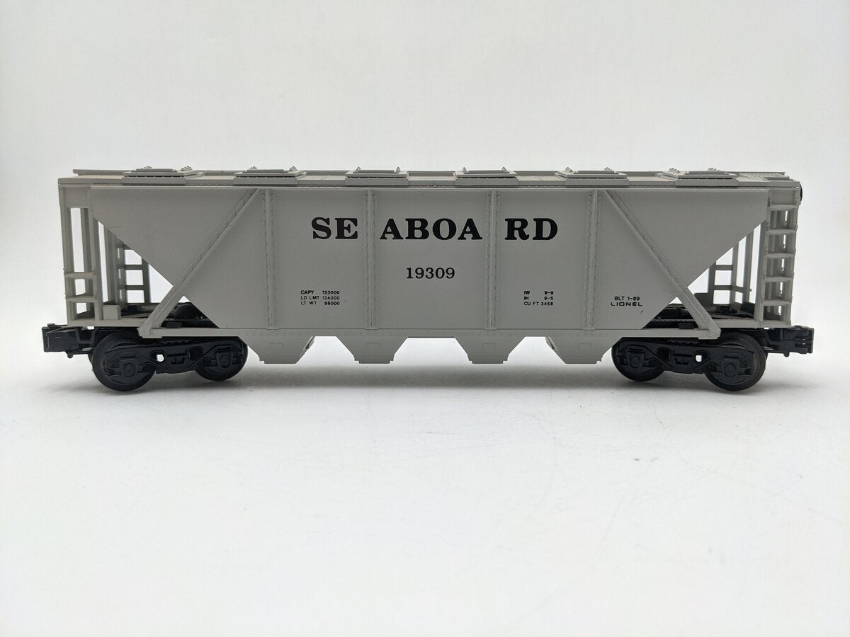 Lionel 6-19309 O Gauge Seaboard Quad Covered Hopper EX