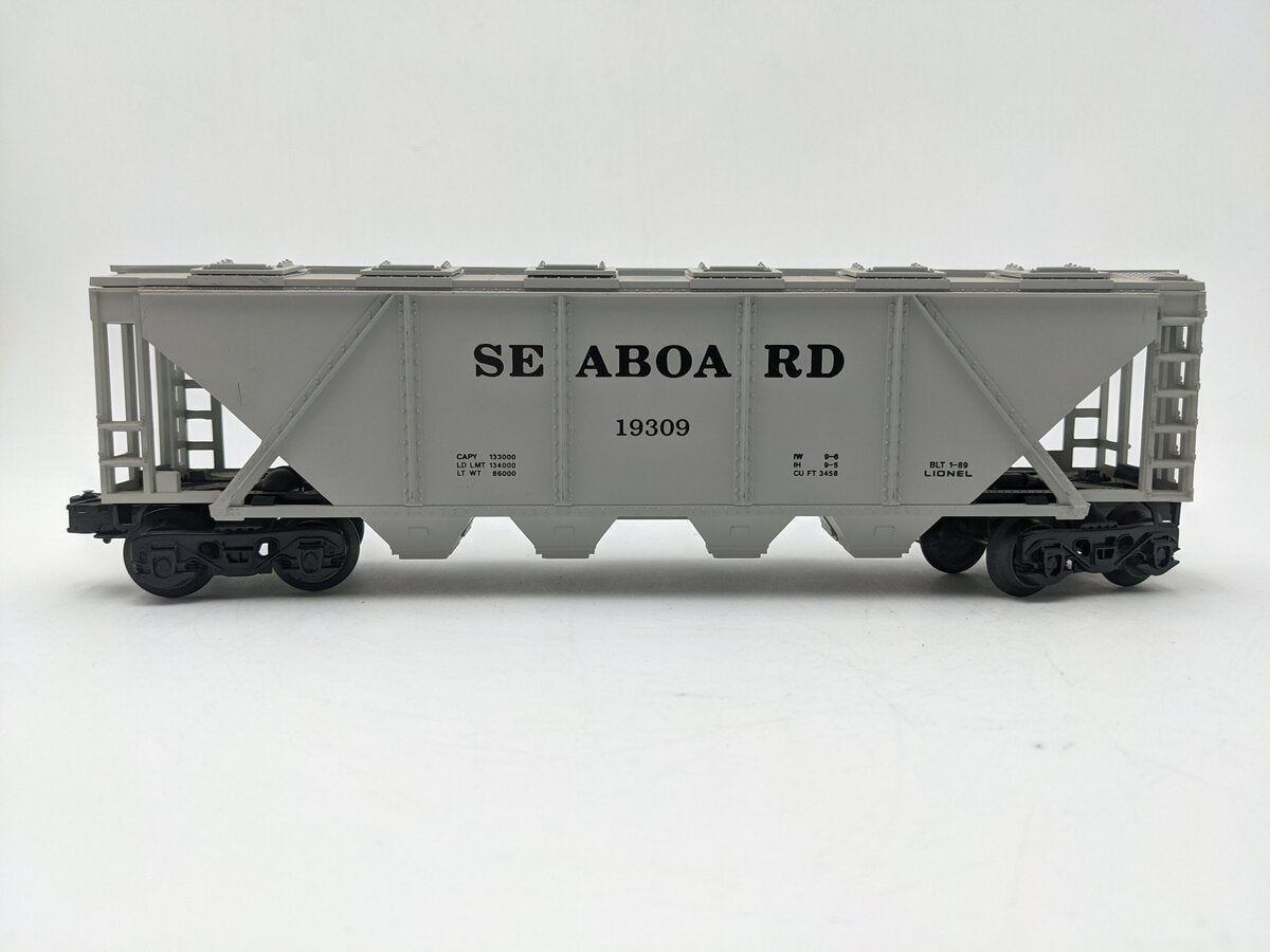 Lionel 6-19309 O Gauge Seaboard Quad Covered Hopper EX