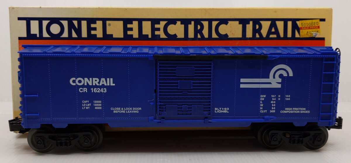 Lionel 6-16243 O Gauge Conrail Boxcar LN/Box
