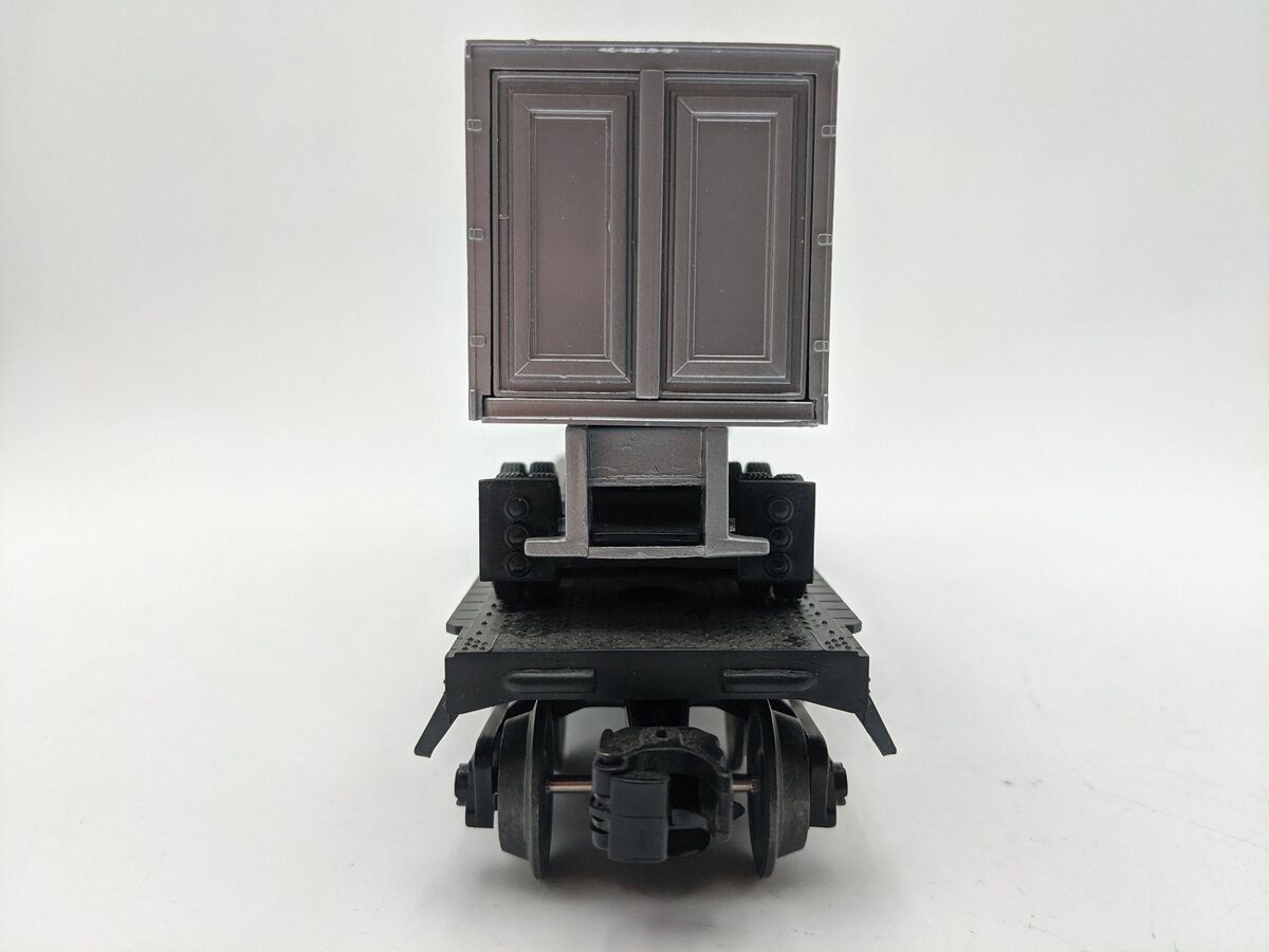 Lionel 6-16911 O Gauge Boston & Maine Flatcar with Piggyback Trailer EX