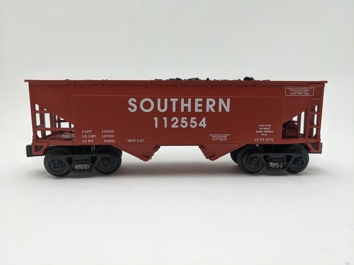 RMT O Gauge Southern 2 Bay Coal Hopper #112554 EX