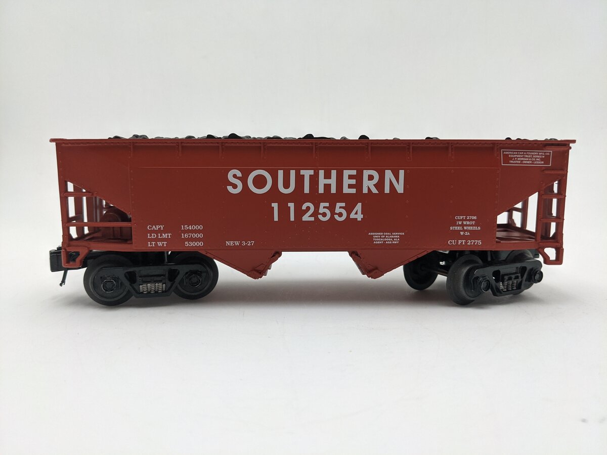 RMT O Gauge Southern 2 Bay Coal Hopper #112554 EX