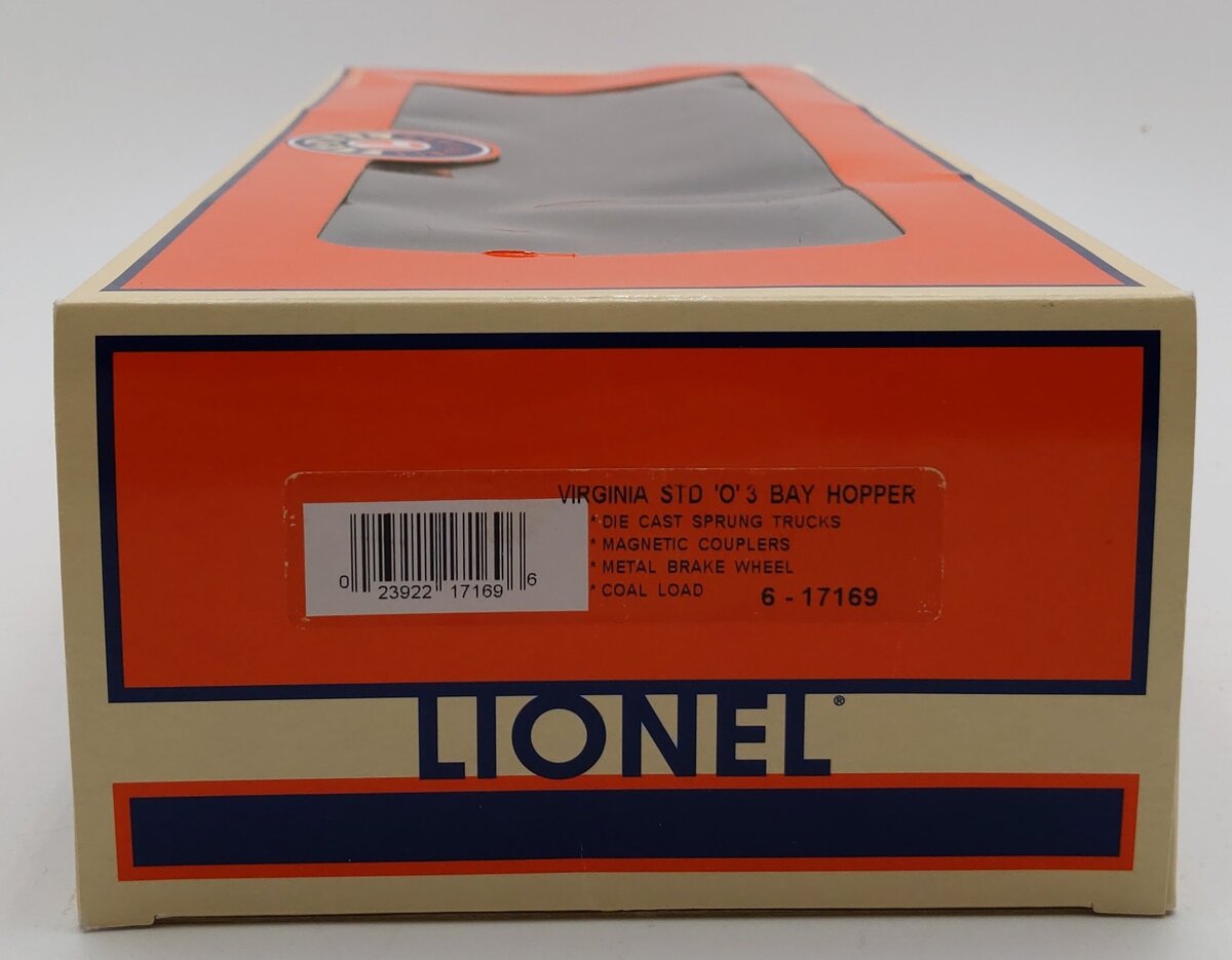 Lionel 6-17169 O Gauge Virginian 3-Bay Hopper #5270 LN/Box