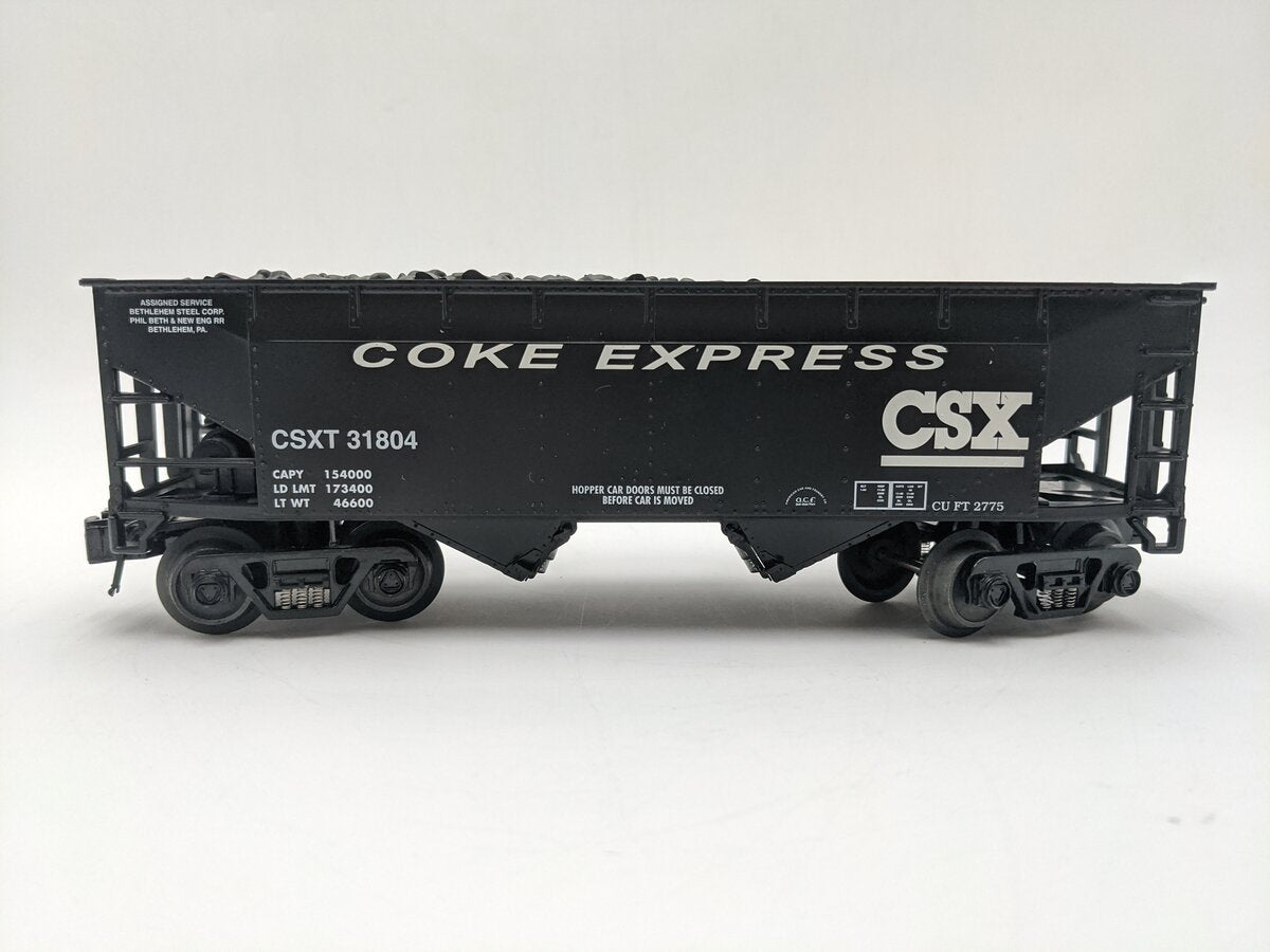 RMT 96204 CSX O Gauge 2-Bay Hopper #31804 EX