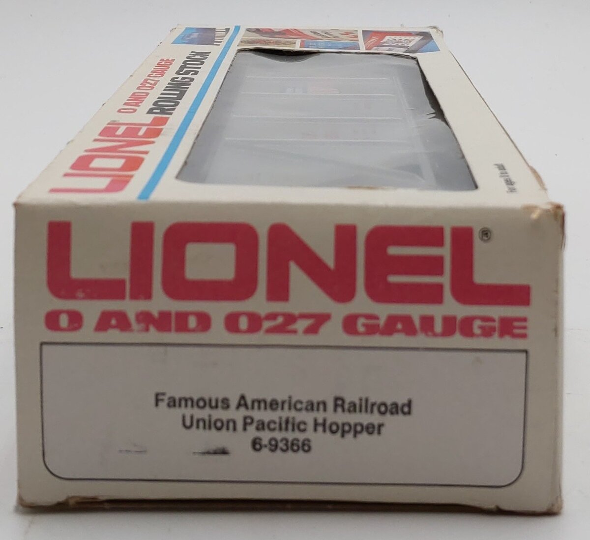 Lionel 6-9366 O Gauge Union Pacific Covered 4-Bay Hopper #9366 LN/Box