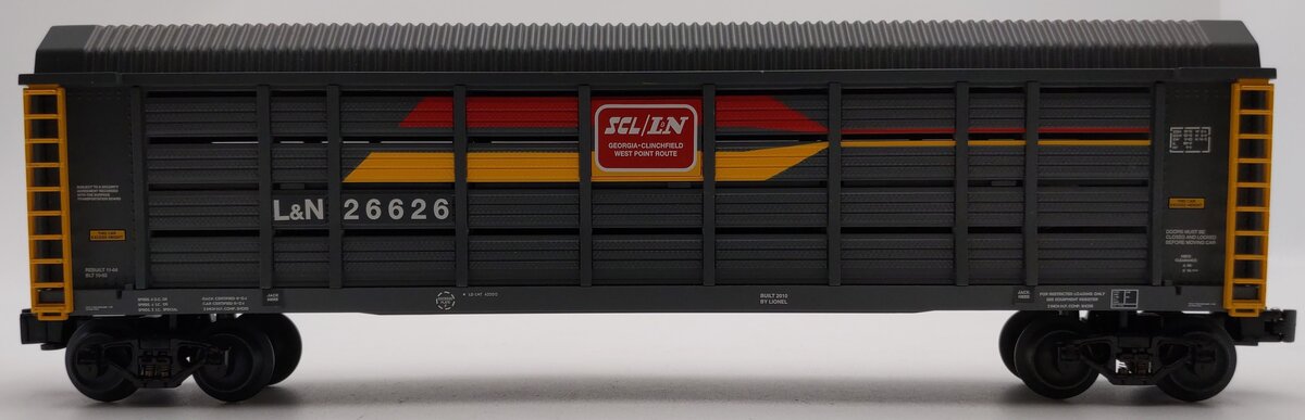 Lionel 6-26626 O Louisville & Nashville Auto Carrier w/Screens LN/Box