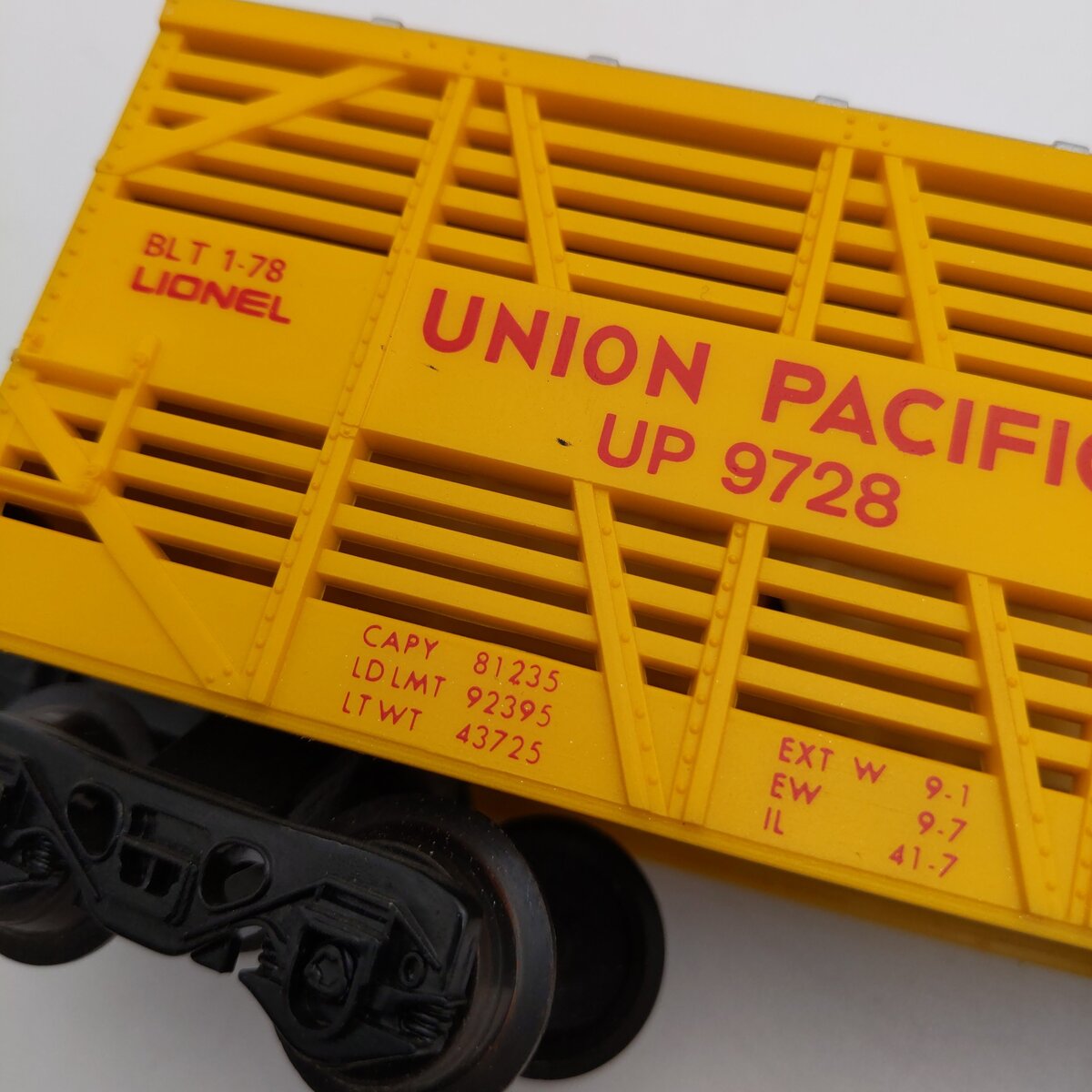 Lionel 6-9728 O Gauge Union Pacific LCCA Bi-level Stock Convention Car #9728 EX/Box