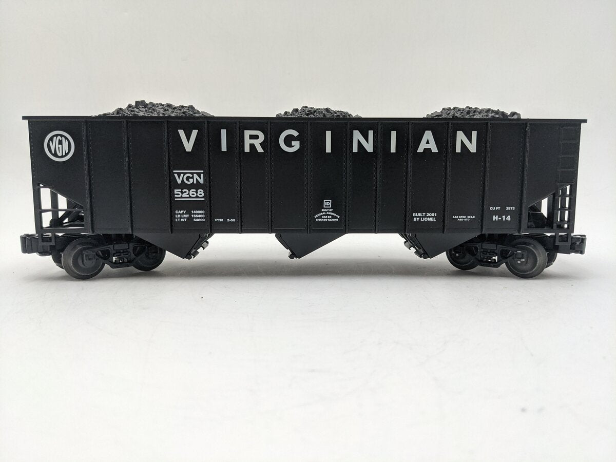 Lionel 6-17167 O Gauge Virginian 3 Bay Hopper #5268 EX