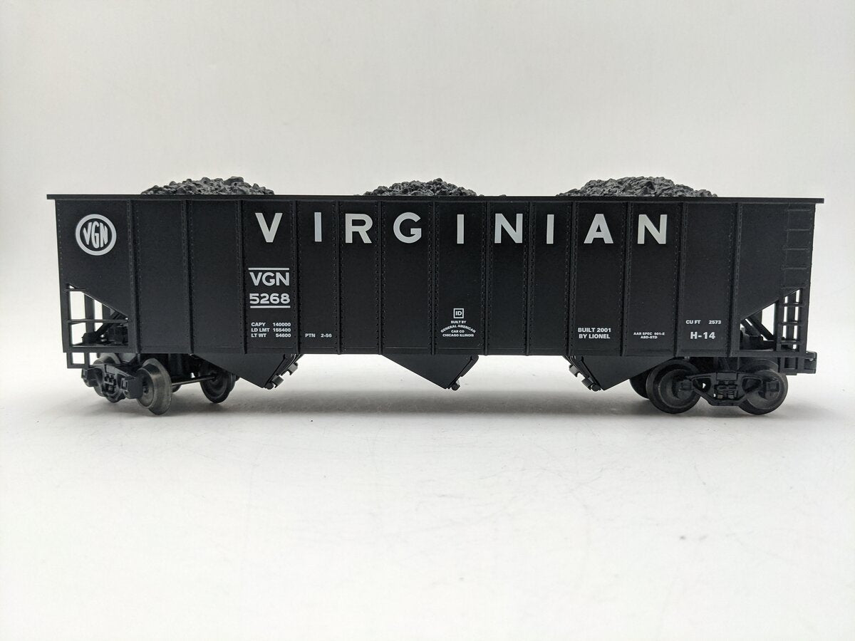Lionel 6-17167 O Gauge Virginian 3 Bay Hopper #5268 EX