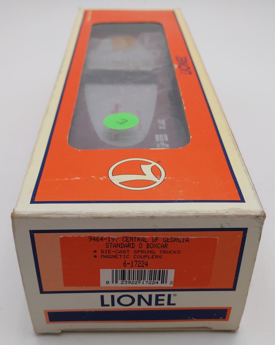 Lionel 6-17224 O Gauge Central of Georgia Boxcar #9464-197 LN/Box