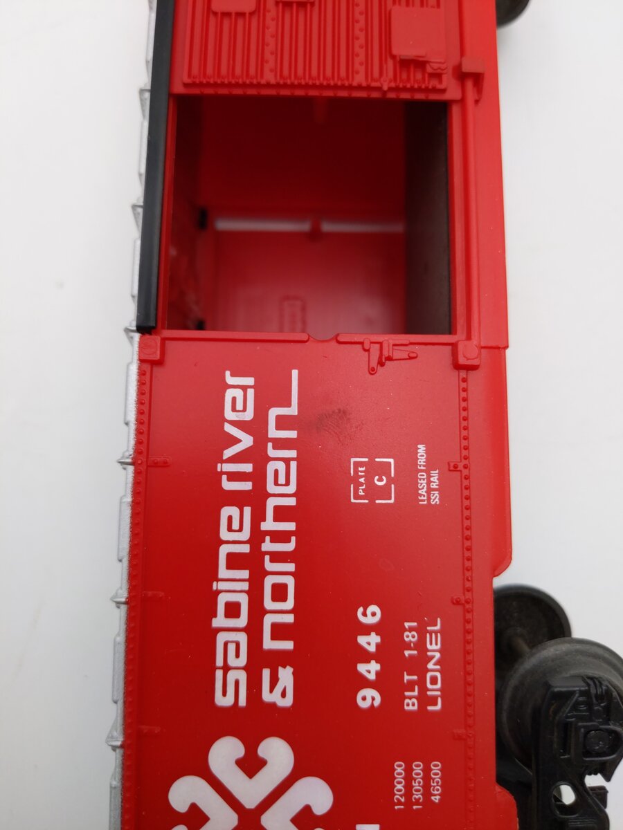 Lionel 6-9446 O Gauge Sabine River & Northern Boxcar EX/Box