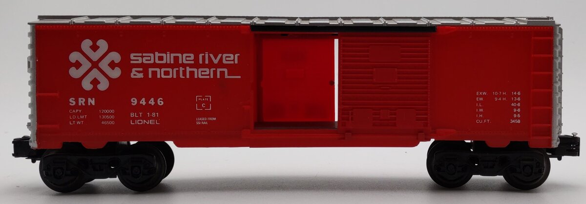 Lionel 6-9446 O Gauge Sabine River & Northern Boxcar EX/Box