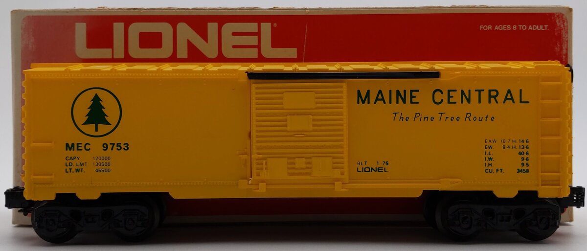 Lionel 6-9753 O Gauge Maine Central Boxcar EX/Box