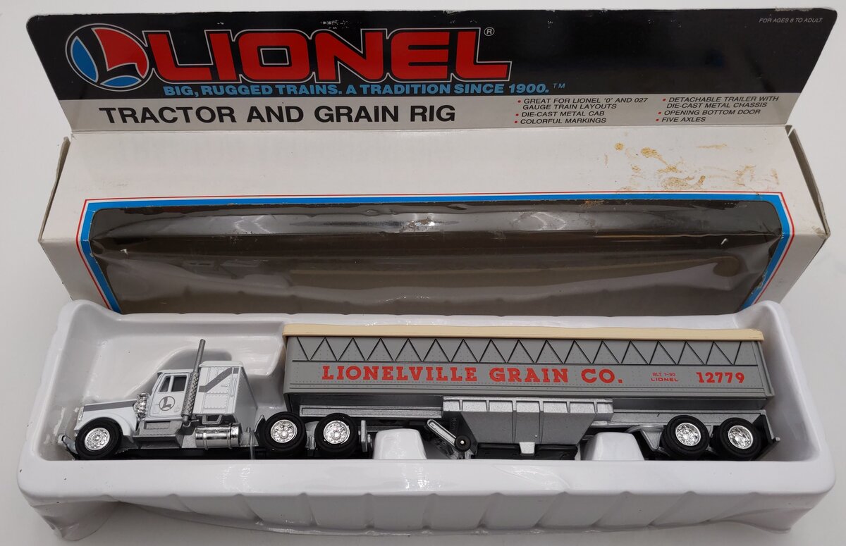 Lionel 6-12779 O Gauge Lionelville Grain Co. Tractor & Grain Rig LN/Box