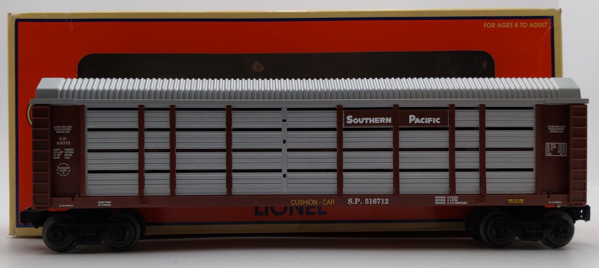 Lionel 6-36029 Southern Pacific Auto Carrier #516712 LN/Box