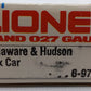 Lionel 6-9781 O Gauge Delaware & Hudson Boxcar EX/Box