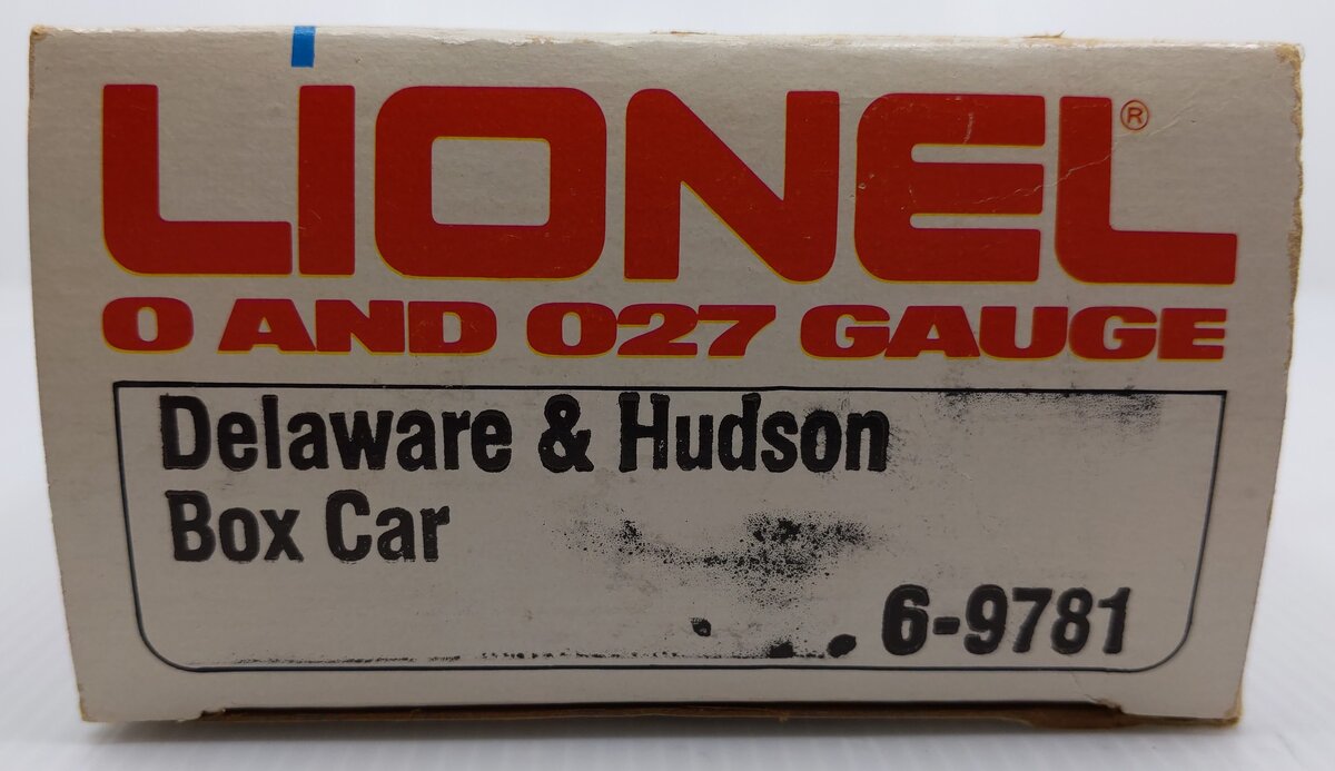 Lionel 6-9781 O Gauge Delaware & Hudson Boxcar EX/Box