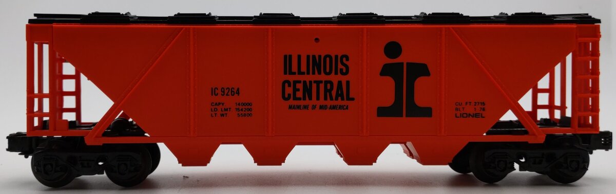 Lionel 6-9264 O Gauge Illinois Central Quad Hopper #9264 LN/Box