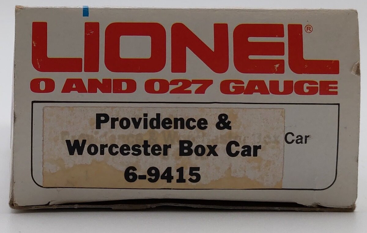 Lionel 6-9415 O Gauge Providence & Worcester Boxcar EX/Box