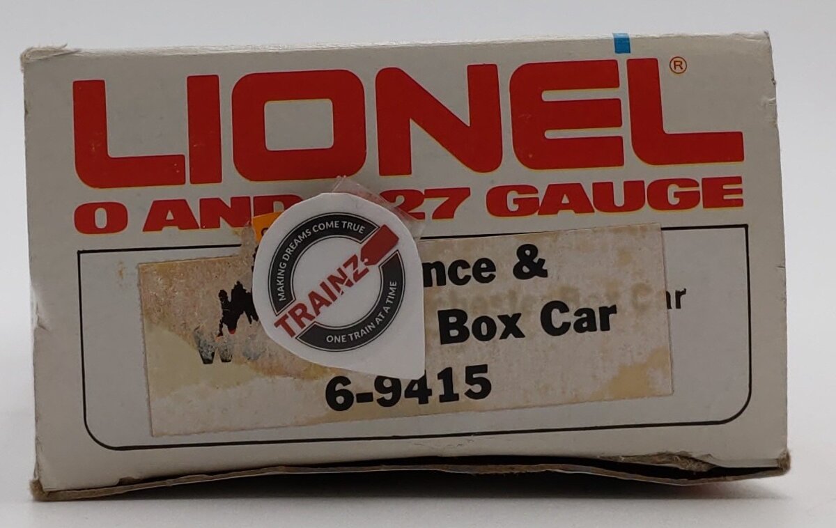 Lionel 6-9415 O Gauge Providence & Worcester Boxcar EX/Box