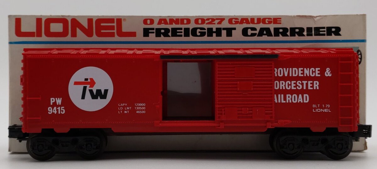 Lionel 6-9415 O Gauge Providence & Worcester Boxcar EX/Box
