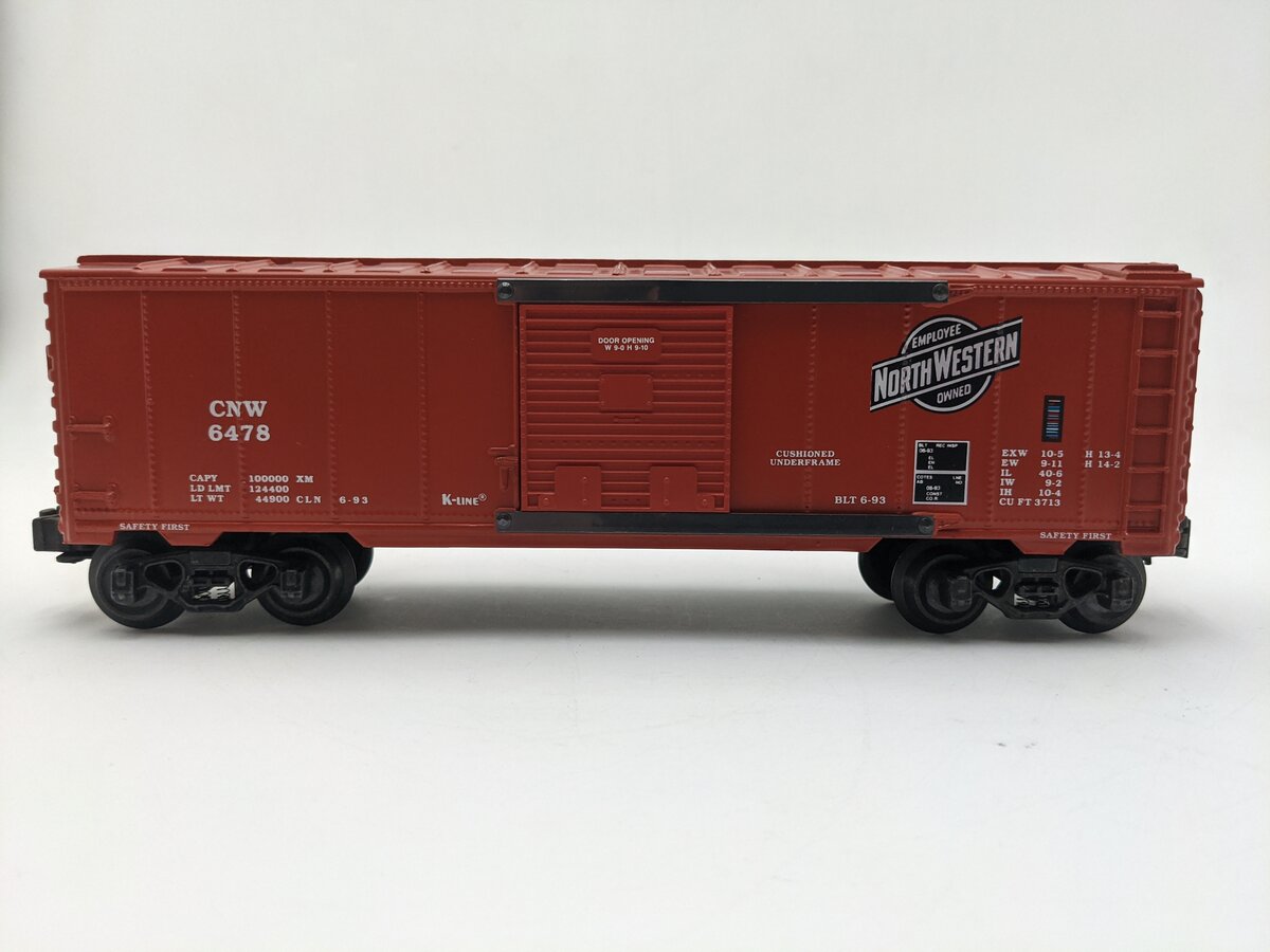 K-Line K6478 O Gauge Chicago & North Western Classic Boxcar EX