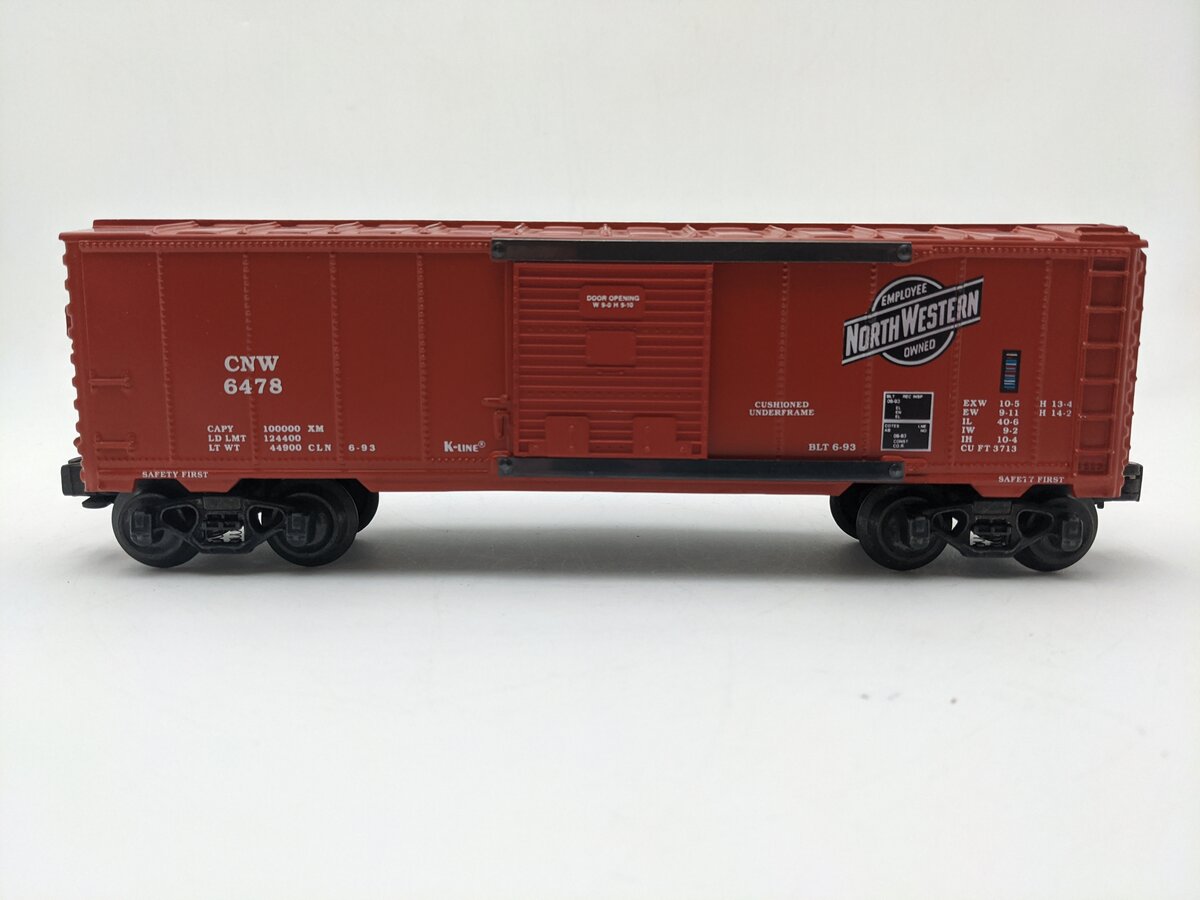 K-Line K6478 O Gauge Chicago & North Western Classic Boxcar EX