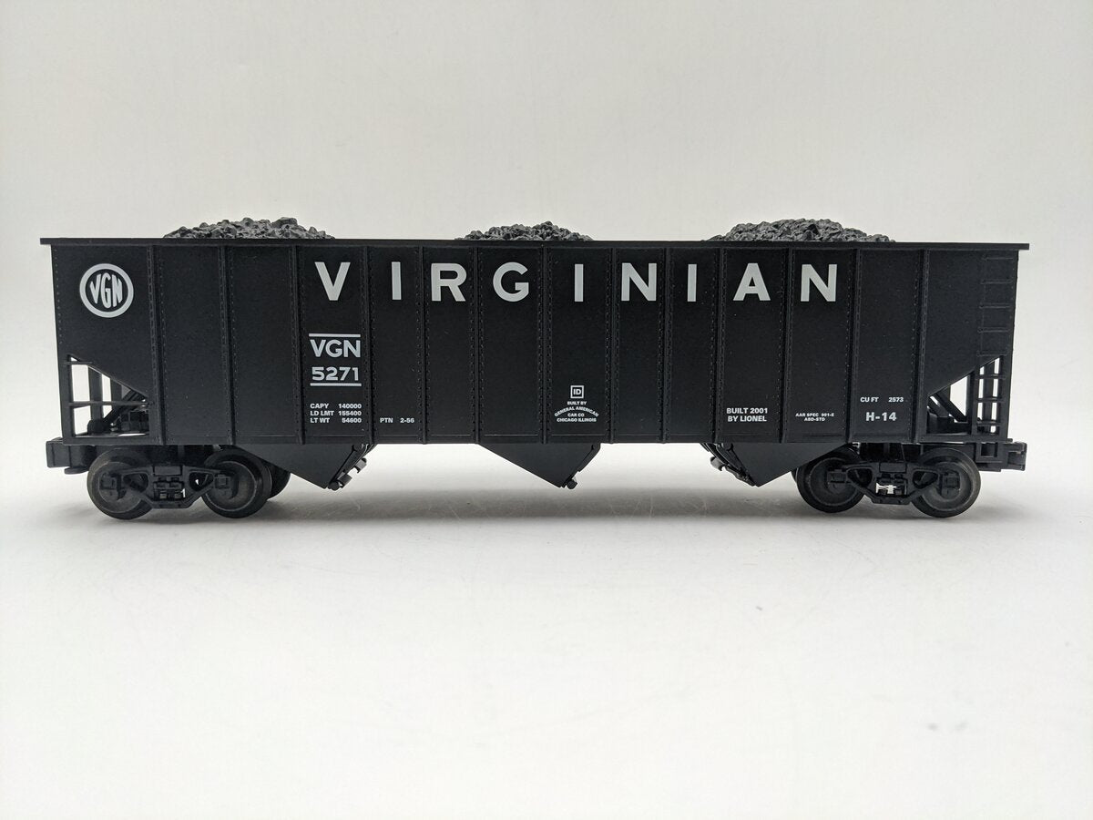 Lionel 6-17184 O Gauge Virginian 3-Bay Hopper Car #5271 EX