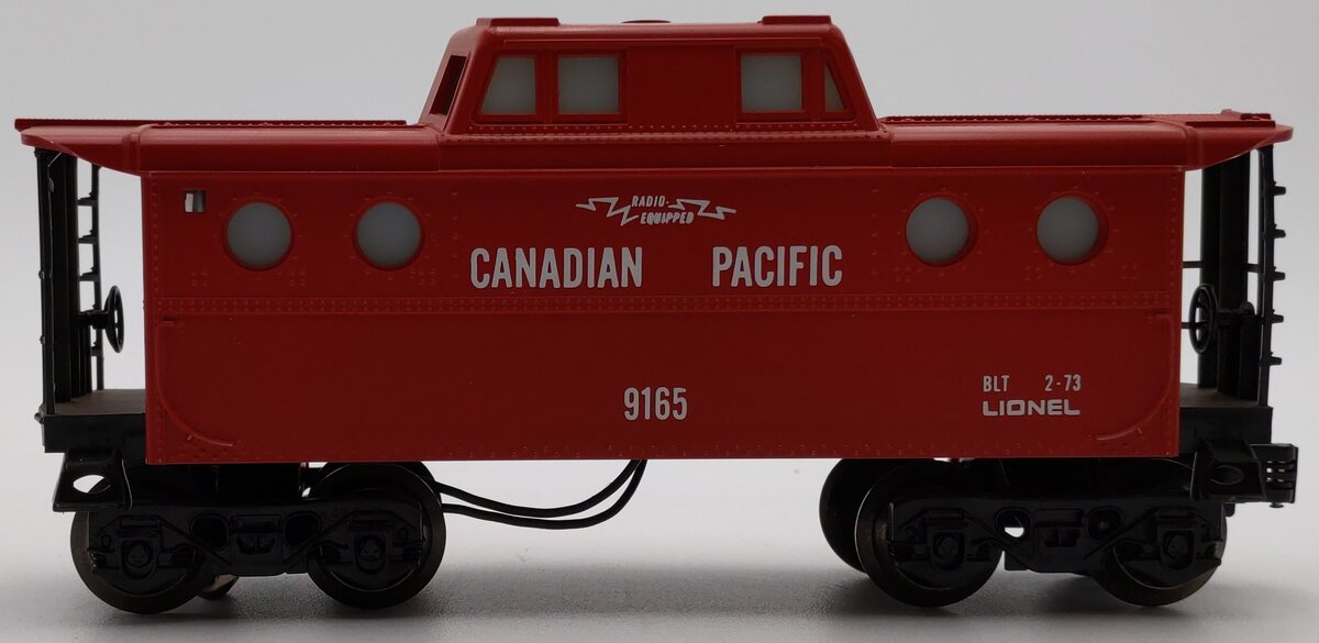 Lionel 6-9165 O Gauge Canadian Pacific N5C Porthole Lighted Caboose EX/Box