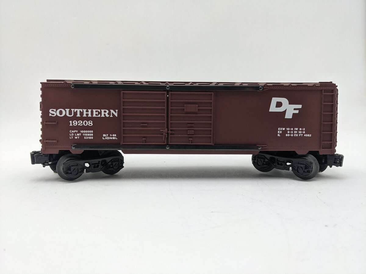 Lionel 6-19208 O Gauge Southern Double Door Boxcar EX