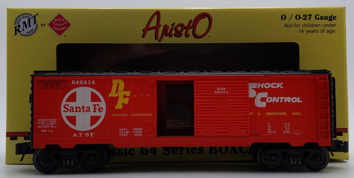 RMT 96414A O Gauge Santa Fe Boxcar #646414 EX/Box