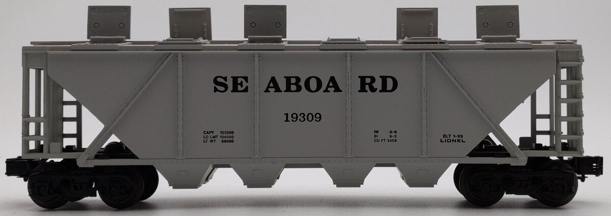 Lionel 6-19309 O Gauge Seaboard Quad Covered Hopper LN/Box