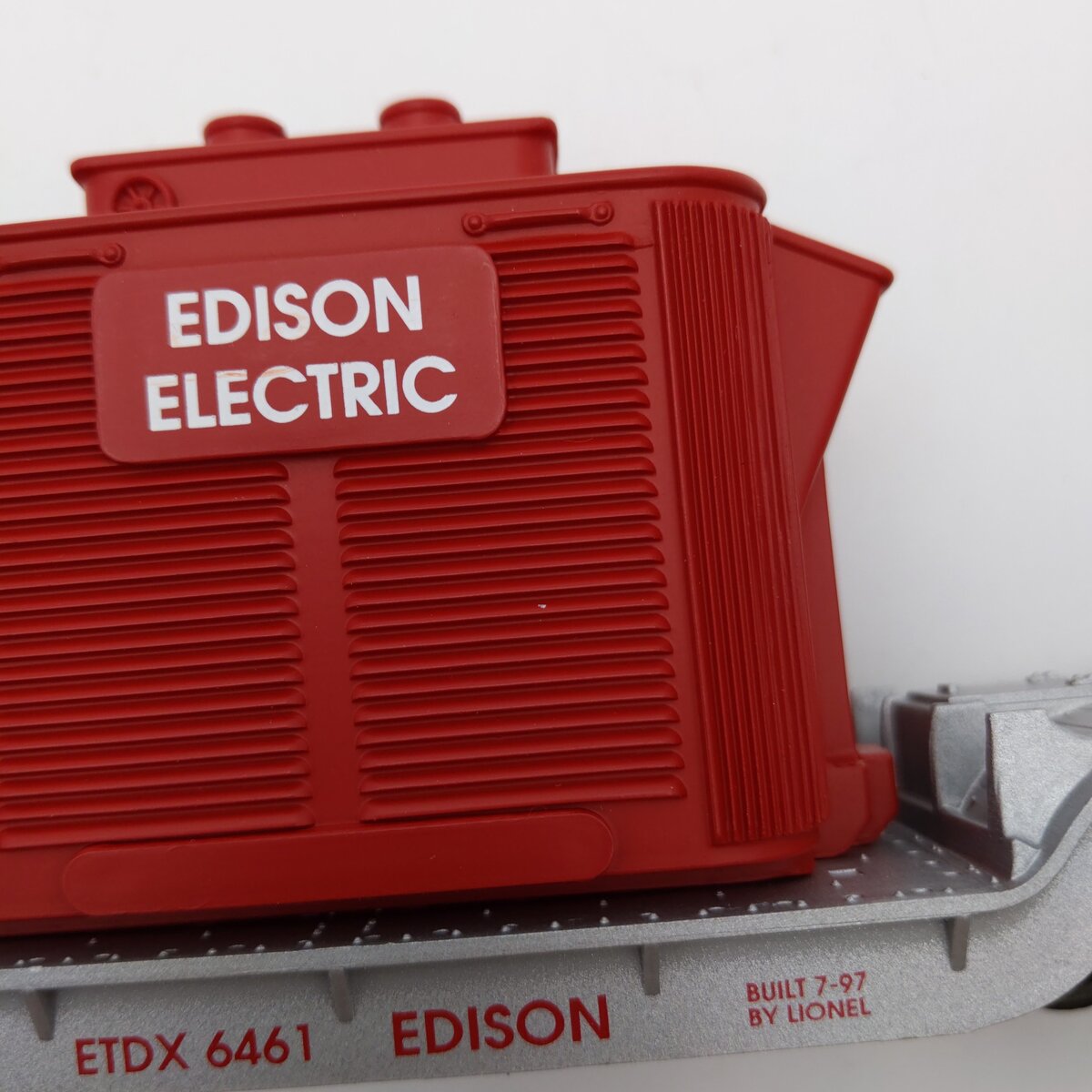 Lionel 6-19424 Edison Electric Dep. Center Flatcar w/Transformer EX/Box