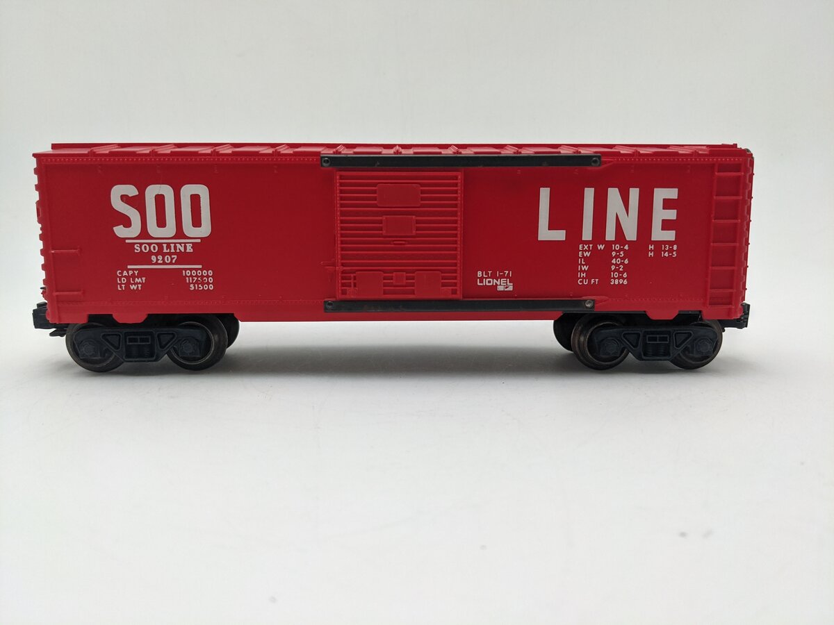Lionel 6-9207 O Gauge Soo Line Boxcar #9207 VG