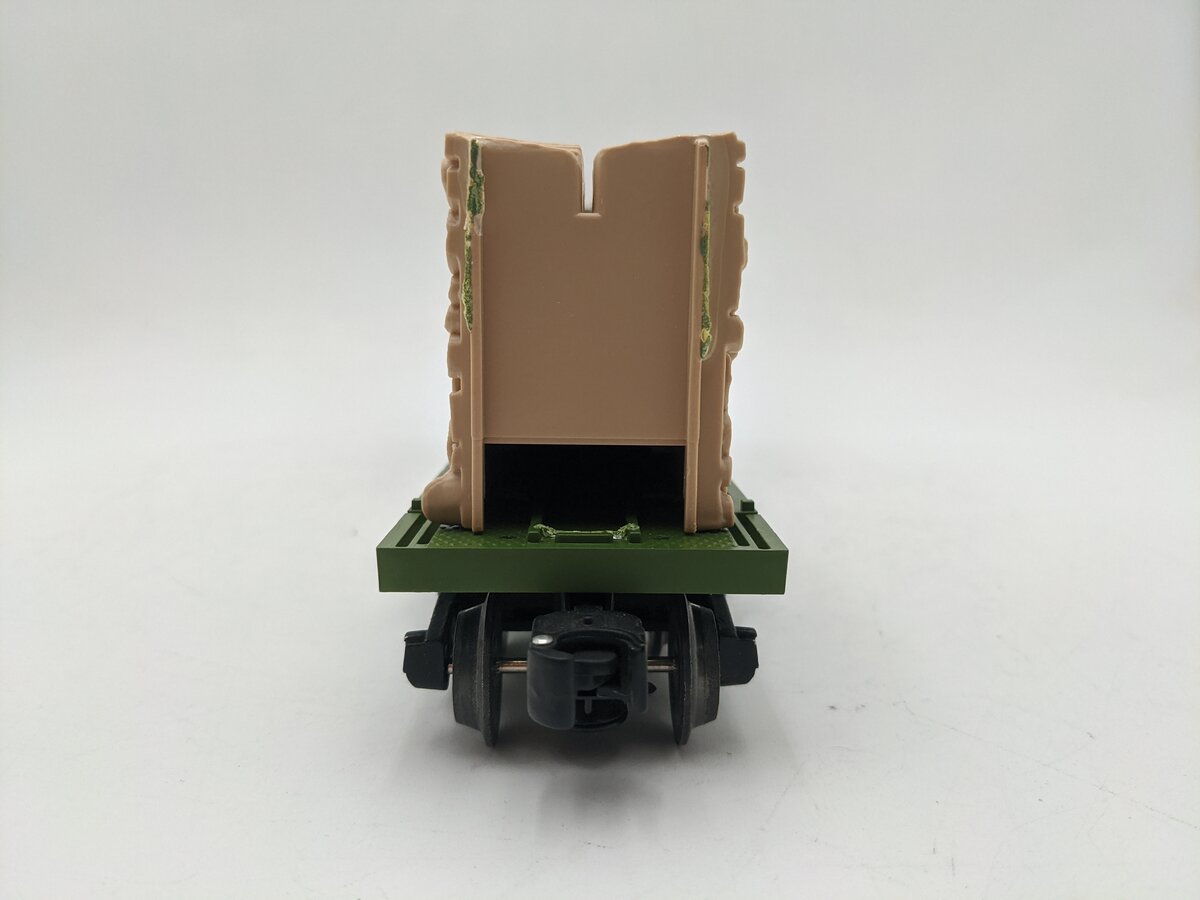 Lionel 6-16982 O Gauge British Columbia Railway Flatcar w/Cut Wood Load EX