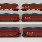 MTH 20-97081 O Louisville & Nashville Premier 4-Bay Hopper Car Set (Set of 6) EX