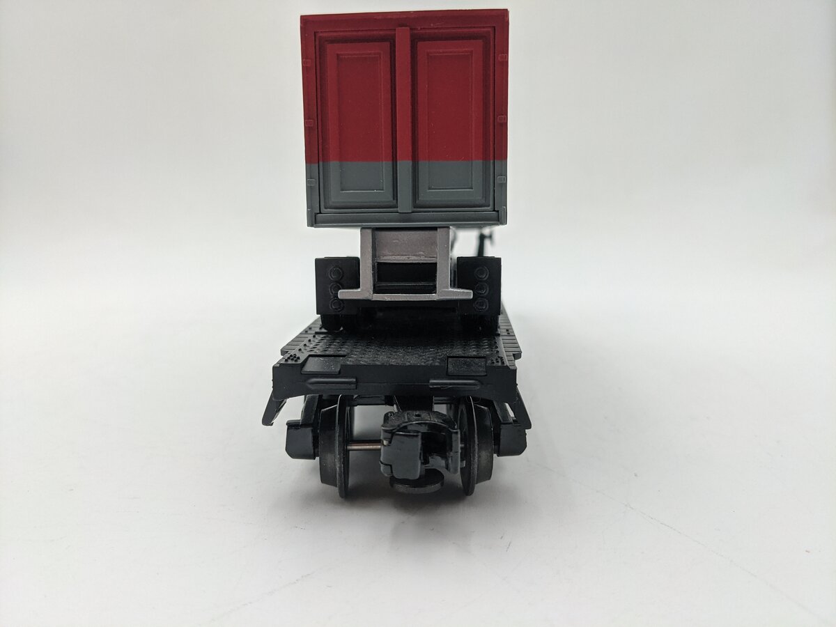 MTH 30-7608 O Gauge New York Central Pacemaker Flatcar with Trailer #499706 EX