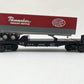 MTH 30-7608 O Gauge New York Central Pacemaker Flatcar with Trailer #499706 EX