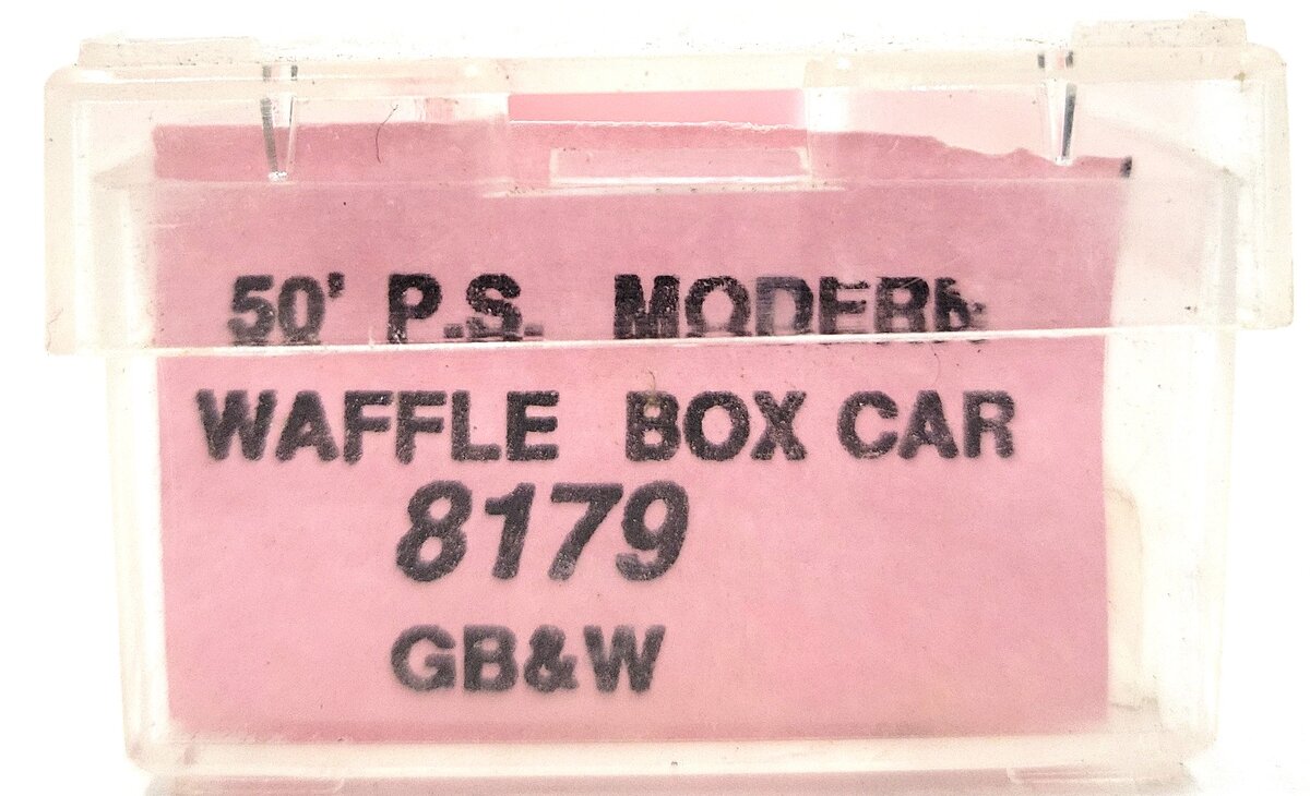 Roundhouse 8179 N Green Bay & Western 50' P.S. Modern Waffle Box Car #2724 EX/Box