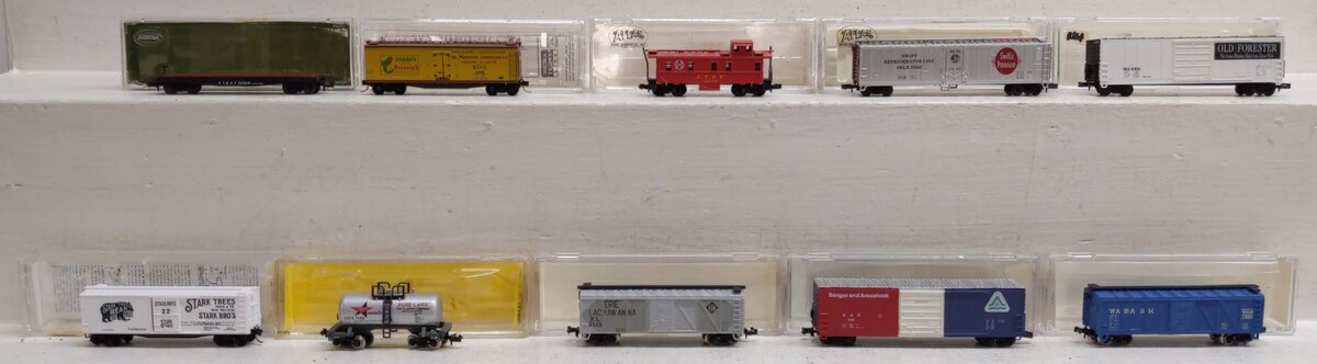 Atlas & Other N Scale Assorted Freight Cars [10] EX