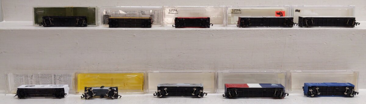 Atlas & Other N Scale Assorted Freight Cars [10] EX