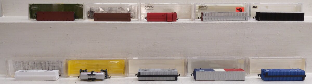 Atlas & Other N Scale Assorted Freight Cars [10] EX