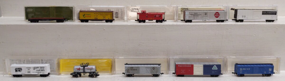 Atlas & Other N Scale Assorted Freight Cars [10] EX