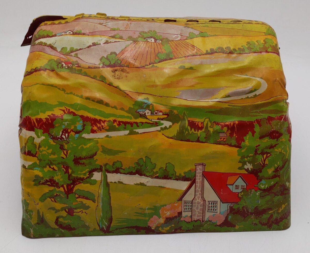 Marx 390 Vintage O Country Farm Scene Metal Tunnel EX