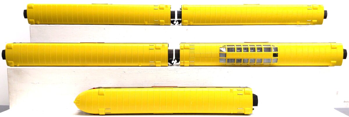 MTH 20-6515 O Gauge Seaboard 70' ABS Streamlined Passenger 5-Car Set EX/Box