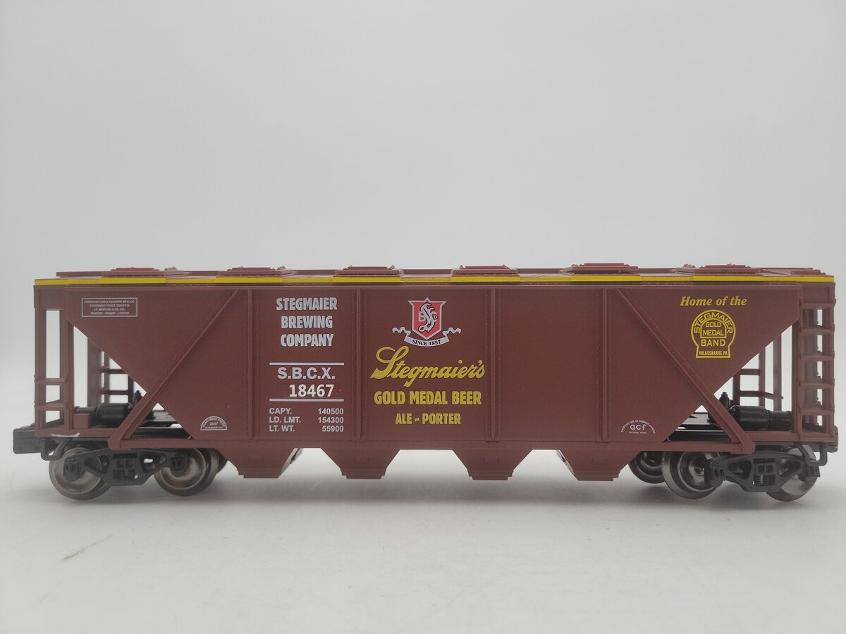 RMT O Gauge Stegmaier Brewing Company Hopper Car #18467 EX