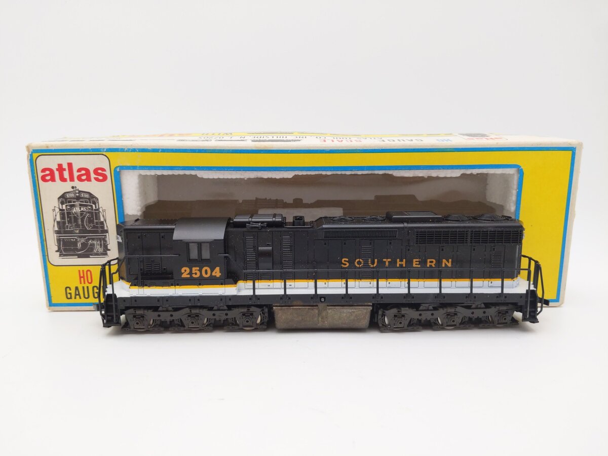 Atlas 7004 HO Southern SD-24 Diesel Locomotive #2504 EX/Box